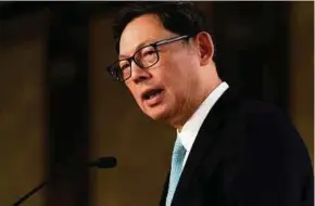  ??  ?? Hong Kong Monetary Authority chief executive Norman Chan says the outflow of funds is a ‘normal and inevitable process for Hong Kong dollar interest rate normalisat­ion’.