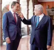  ?? FOTO: ?? ESPECIAL
CONVERSAN. El año pasado, el presidente mexicano se reunió con Amos Hochstein.