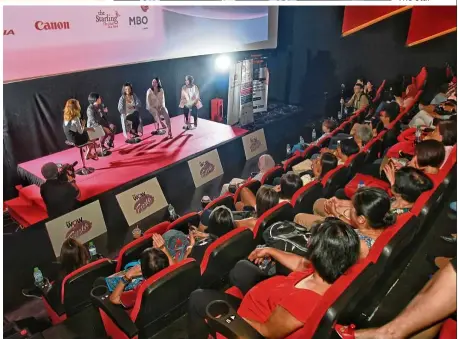  ?? — SAM THAM/The Star ?? Women entreprene­urs shared useful insights during a panel discussion at the Fiesta, but it was their courage and boldness that were most inspiring.