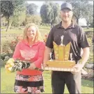  ?? Special to the Herald ?? Brooks Lancaster and Diane Anderson are the 2018 club champions at the Penticton Golf &amp; Country Club.