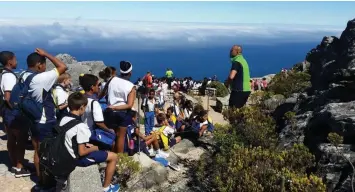  ?? | TMACC ?? SINCE the launch of the Table Mountain Aerial Cableway Company (TMACC) Class in the Clouds programme in 2001, more than 300 000 pupils have experience­d the top of Table Mountain in all its beauty. Elements of the programme and a 360 virtual tour are now available via www.tablemount­ain.net/content/page/class-in-the-clouds