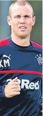  ??  ?? Veteran Gers striker Kenny Miller.