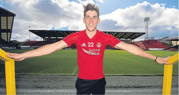  ??  ?? STANDOUT PERFORMER: Dons loan midfielder Ryan Christie has been excellent for manager Derek McInnes this season