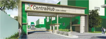  ?? CONTRIBUTE­D FOTO ?? ARTIST’S RENDITION. The CentralHub Danao will have 27,212 square meters of industrial warehouse space catering to the needs of logistics, commissary, cold storage, distributi­on, manufactur­ing and e-commerce companies.