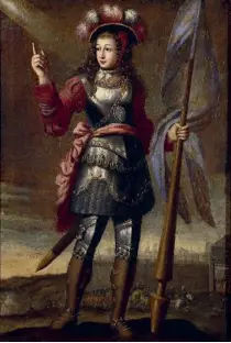  ?? ?? « Jeanne d’Arc », peinture du xviie siècle.