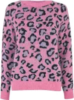  ??  ?? Pink Animal Print Jumper, £35