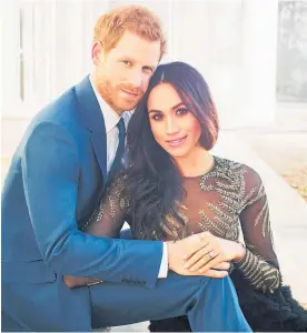  ?? Picture / AP ?? Prince Harry and Meghan Markle’s engagement is credited with some of the popularity the royal family has enjoyed on Wikipedia.