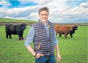  ?? Pictures: Kim Cessford. ?? Above: Simon Howie of Simon Howie Butchers Ltd. Right: Rob and Tim Stockwell at Barnsmuir Farm, Kingsbarns.