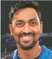  ??  ?? Krunal Pandya