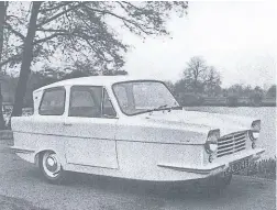  ?? ?? Colyn’s final three-wheeler was a 325 saloon, although its purchase was not without incident.
