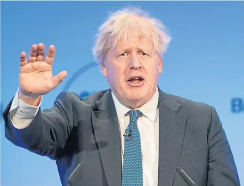  ?? ?? RECEIVED: Boris Johnson says the material he gave to the Cabinet Office should be ‘urgently’ passed on to the inquiry.