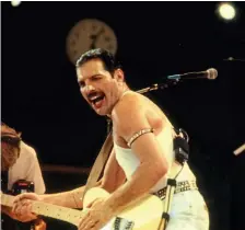  ?? ?? We will rock you Freddie Mercury features