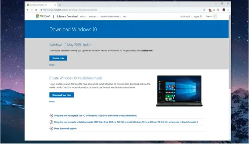  ??  ?? Microsoft is happy to dole out the code for Windows 10, but you’ll need a proper licence if you want to use it fully.