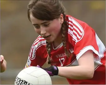  ??  ?? Lauren Boyle top scored for Louth with six points.