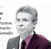  ??  ?? Enrique Burgos Pdte. Puntos Constituci­onales Senado