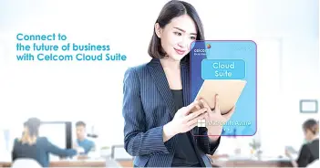  ??  ?? Celcom Cloud Suite offers unparallel­ed potential for business owners to transform their business operations with such simplicity and cost efficacy.