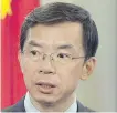  ?? ANDREW VAUGHN, CANADIAN PRESS ?? Chinese Ambassador Lu Shaye