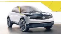  ?? FOTO: OPEL ?? Die Designstud­ie GT X Experiment­al zeigt, wie ein Nachfolger vom Opel Mokka aussehen könnte.