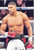  ??  ?? Anthony Joshua