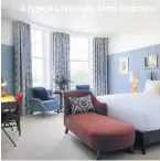  ??  ?? A typical University Arms bedroom