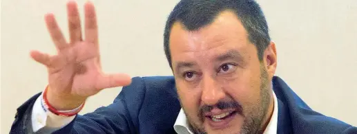  ?? (Imagoecono­mica) ?? Le scelte Matteo Salvini, 45 anni, vicepremie­r e ministro dell’interno, vuole inserire nella manovra flat tax e riforma della legge Fornero