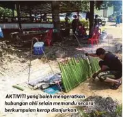  ??  ?? AKTIVITI yang boleh mengeratka­n hubungan ahli selain memandu secara berkumpula­n kerap dianjurkan.