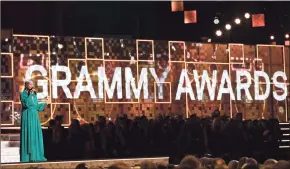  ?? Matt Sayles / Associated Press ?? The Recording Academy told the Associated Press on Tuesday that the annual show would shift from its scheduled Jan. 31 broadcast to March 14.