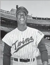  ?? Associated Press ?? Gene Herrick FORMER Twins pitcher Jim “Mudcat” Grant was the American League’s first Black 20-game winner.