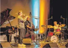  ?? ?? Das Renner-Trio aus München belegte beim Biberacher Jazzpreis den ersten Platz.