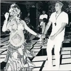  ?? INSTAGRAM ?? Beyoncé y su esposo, Jay Z, durante la fiesta que organizaro­n