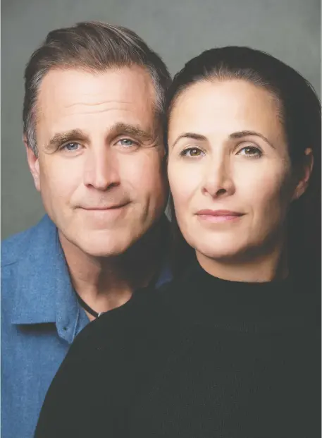  ?? MEGAN VINCENT ?? Former Great Big Sea member Séan McCann and his wife, Andrea Aragon, have co-written a book, One Good Reason, that tells the story of Sean's alcoholism and Andrea's role in his recovery.