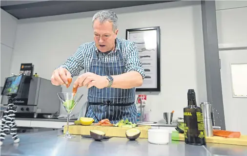  ??  ?? ONE FOR THE ROAD: Nick Nairn now no longer has a presence in Aberdeen following the Belmont Street closure