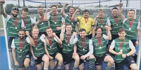  ?? ?? CUP WINNERS Havant celebrate after winning the Hampshire Cup