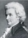  ??  ?? Wolfgang Amadeus Mozart (1756-1791)