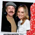  ?? ?? ESTRAngEd: The actress with her former husband, Jason Sudeikis