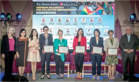  ?? PHOTOS BY J GERARD SEGUIA ?? Esteemed female ambassador­s share their insights on leading as a woman and balancing life and career in celebratio­n of Women’s Month at The Manila Times Women’s Circle Forum.