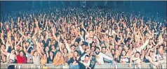  ??  ?? Young people enjoy the beer fest event in East Lothian a fortnight ago