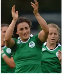  ??  ?? Irish rugby sevens captain Lucy Mulhall.