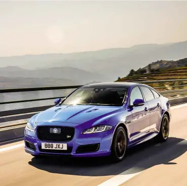  ??  ?? Left and below XJR’s supercharg­ed 5.0-litre V8 has the pace to bend your face; the plush interior doesn’t look dated – even if it should – and has an air of Bentley about it.