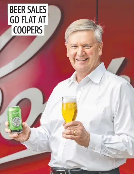  ?? Picture: John Krger ?? Managing director Tim Cooper sees positive signs for Coopers.