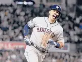  ?? AP FILE ?? Former Astros shortstop Carlos Correa, a former American League rookie of the year, agreed Saturday with the Twins to a three-year deal worth just over $105 million.