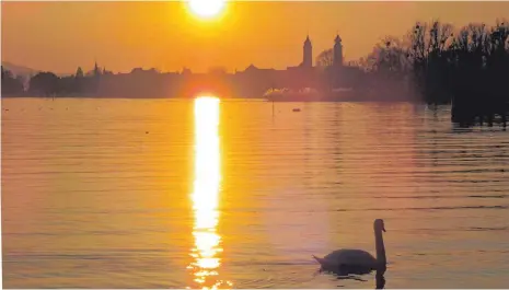  ?? FOTO: HEINZ VOGT ?? Postkarten­idylle in den Abendstund­en.