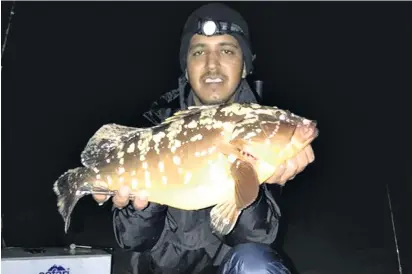  ??  ?? Avid angler Lynton Premlall started his 2018/2019 season with some good edibles