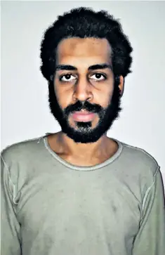  ??  ?? Alexanda Kotey, left, and Shafee El-sheikh were captured in January as they fled from Syria