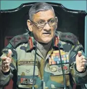  ??  ?? Army chief General Bipin Rawat