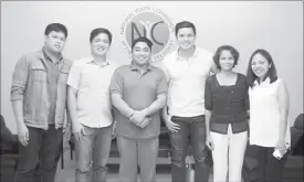  ??  ?? The National Youth Commission is organizing the celebratio­n of the Internatio­nal Youth Day on Aug. 12 at the SM North EDSA Sky Dome. Part of the activities is the launch of NYC’s mobile app. In photo are Alexander Lopez, president of Prime Watch Media;...