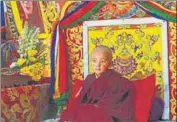  ?? DEEPAK SANSTA/ HT ?? Nawang Tashi Rapten, the reincarnat­ion of Kyabjé Taklung Setrung Rinpoch, at the Dorji Dak monastery in Panthaghat­i in Shimla on Monday.