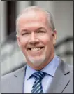  ??  ?? Premier John Horgan