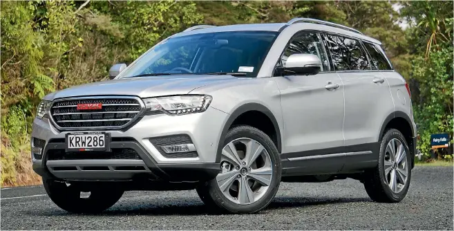  ?? DAVID LINKLATER/STUFF ?? The Haval H6 is among an increasing number of high-quality vehicles now being imported from China.