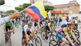  ?? AFP photo ?? Cyclists compete during the first stage of the Tour Colombia UCI from Paipa to Duitama, Colombia. —